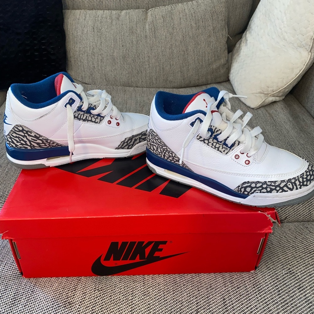 Jordan 3 Retro - True Blue - 2016 - GS  - NO BOX